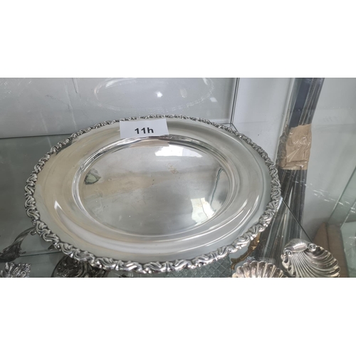 11h - Pair of Egyptian Silver Dishes (930g)