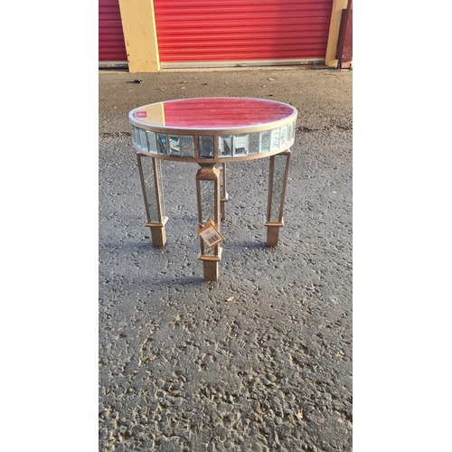 759 - Mirrored Coffee Table 50cm x 50cm