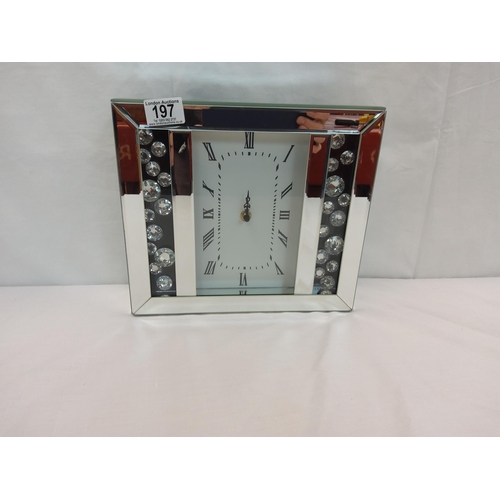 69 - Diamante Mantle Clock