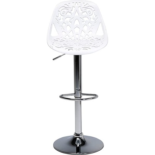 792 - Kare Design Bar Stool Ornament New and Boxed 50D x 44.5W x 85H White