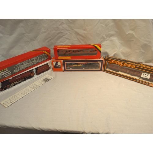 107 - Palitoy Mainline Railways 00 Gauge Model, a Lima British Leyland Model, Hornby Duchess of Sutherland... 