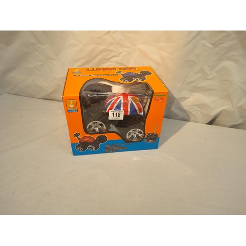 118 - Vintage mint and boxed Lunar car remote control car toy