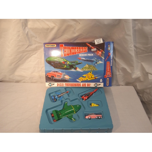 122 - New and boxed matchbox Thunderbirds rescue pack toy set