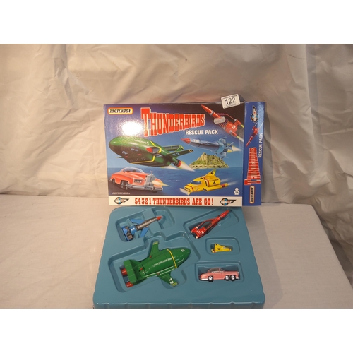 122 - New and boxed matchbox Thunderbirds rescue pack toy set