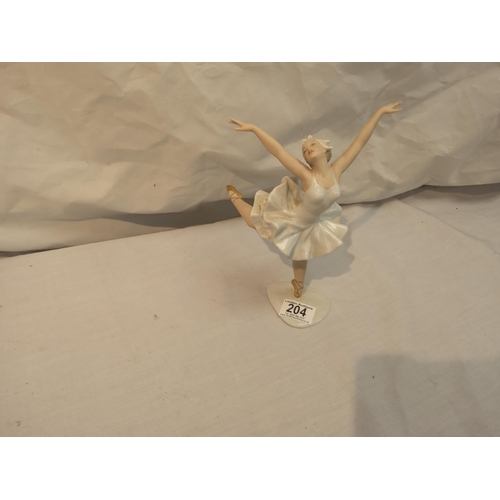 204 - Wallendorf German Ballerina Figurine