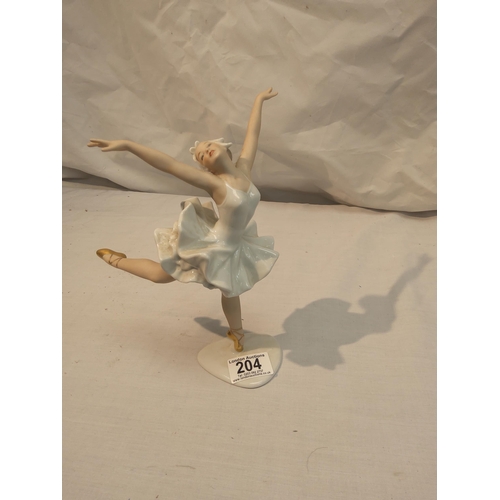 204 - Wallendorf German Ballerina Figurine