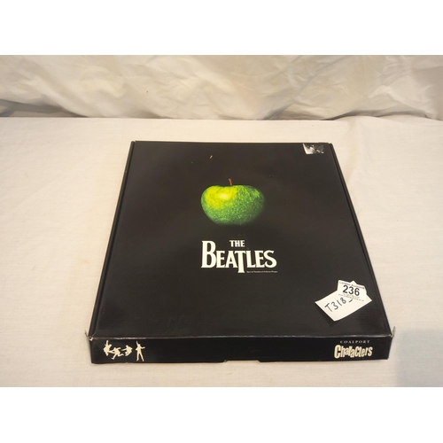 236 - Mint and Boxed Coalport The Beatles For Sale Plaque