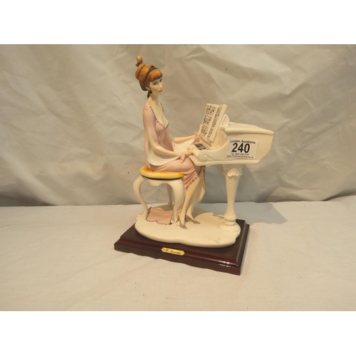 240 - G.Armani Florence Capodimonte Porcelain Figurine