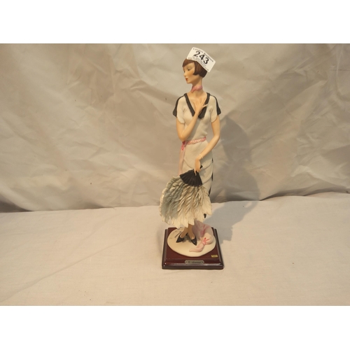 243 - G.Armani Florence Capodimonte Porcelain Figurine