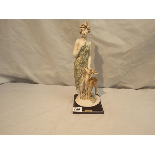 244 - G.Armani Florence Capodimonte Porcelain Figurine