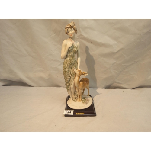 244 - G.Armani Florence Capodimonte Porcelain Figurine