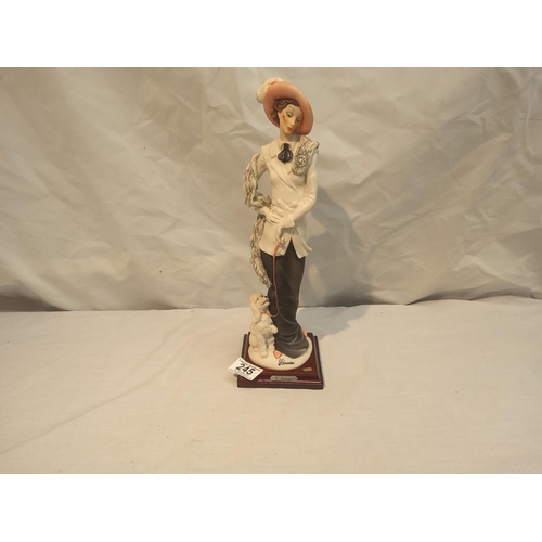 245 - G.Armani Florence Capodimonte Porcelain Figurine