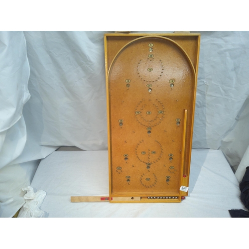 247 - Vintage Bagatelle Board