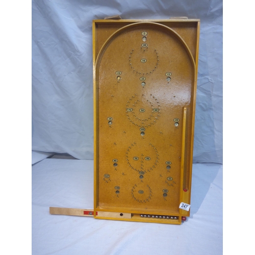 247 - Vintage Bagatelle Board