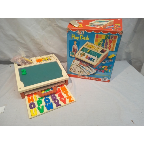 253 - Vintage Fisher Price Toys Play Desk