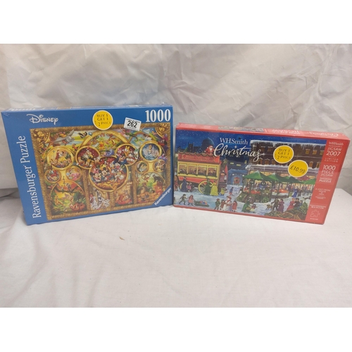 262 - 2 Vintage Sealed Puzzles-1 Disney