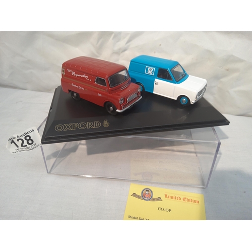 128 - Mint Oxford's diecast limited edition Co-op model set 27