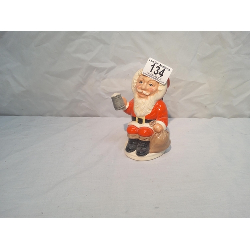 134 - Limited edition Royal Doulton Father Christmas D6940 character jug