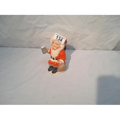 134 - Limited edition Royal Doulton Father Christmas D6940 character jug