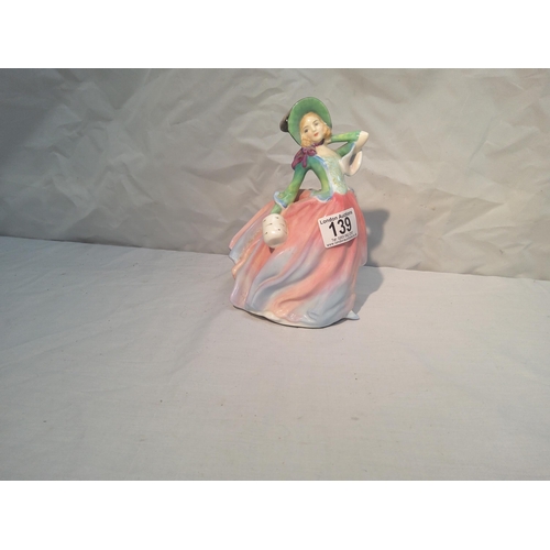 139 - Royal Doulton Porcelain Figurine Autumn Breezes HN1911-1939