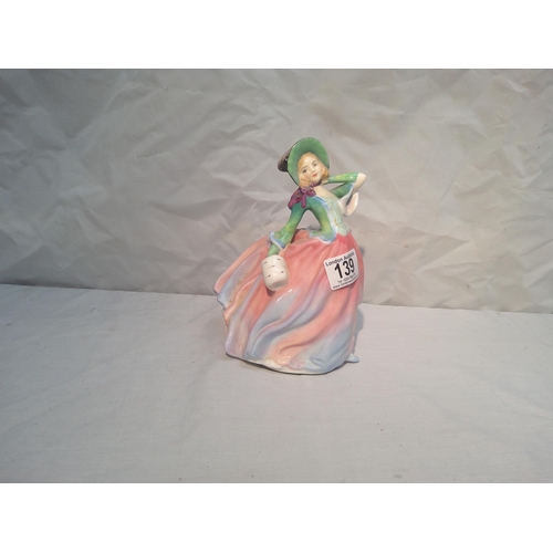 139 - Royal Doulton Porcelain Figurine Autumn Breezes HN1911-1939