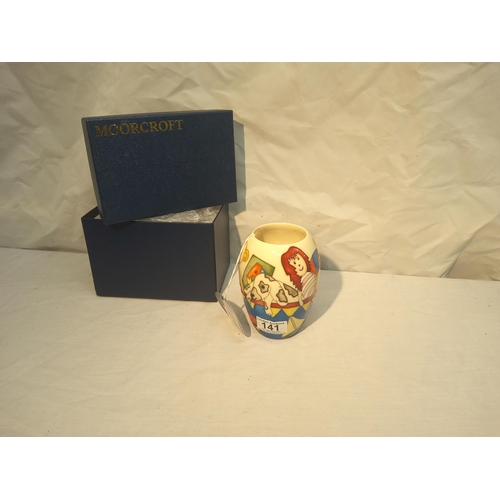 141 - Mint and Boxed Ltd Edition Moorcroft Ragdolly Vase -Sian Leeper c. 2002