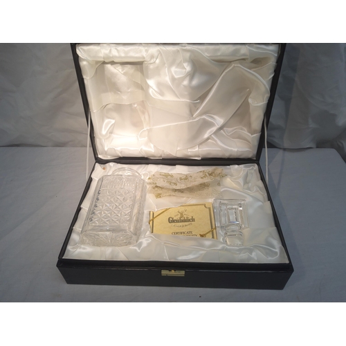 161 - Ltd Edition Glenfiddich Stags Head Decanter Mint and Boxed with Hallmarked Silver Tag