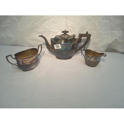 166 - Silver Plated Tea Set