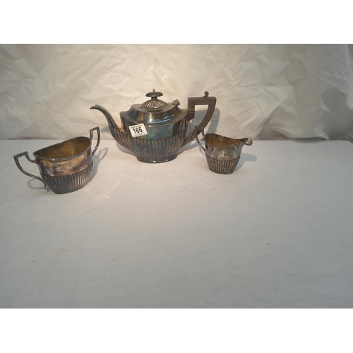 166 - Silver Plated Tea Set