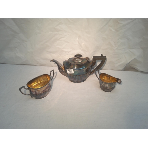 166 - Silver Plated Tea Set