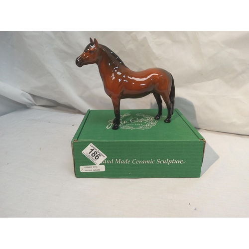 186 - Mint and Boxed Beswick Horse