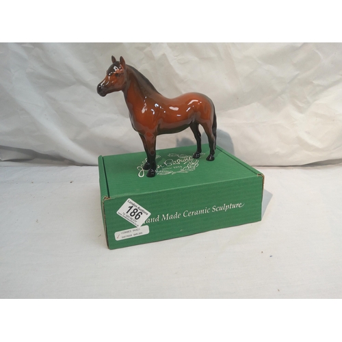 186 - Mint and Boxed Beswick Horse