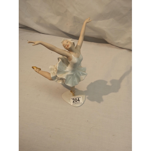 204 - Wallendorf German Ballerina Figurine