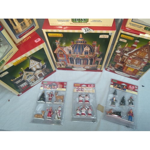 224 - Lot of Mint and Boxed Lemax Christmas Items