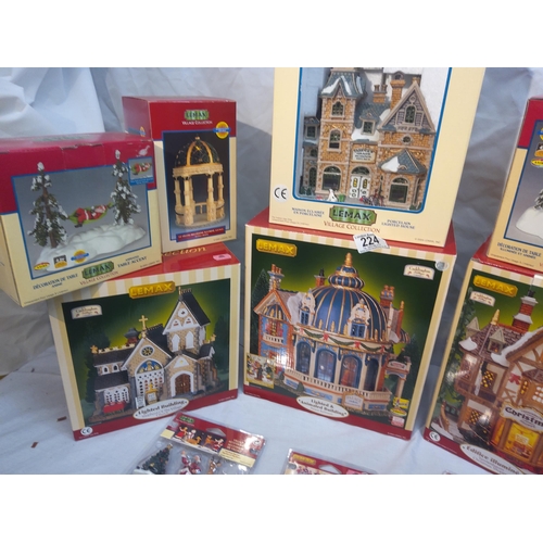 224 - Lot of Mint and Boxed Lemax Christmas Items