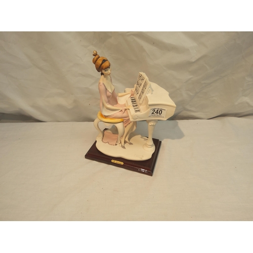 240 - G.Armani Florence Capodimonte Porcelain Figurine