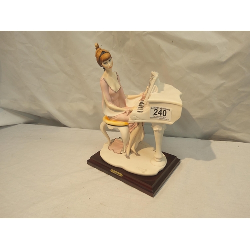 240 - G.Armani Florence Capodimonte Porcelain Figurine