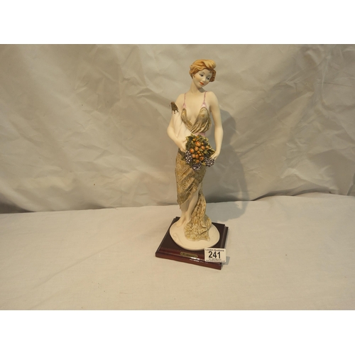 241 - G.Armani Florence Capodimonte Porcelain Figurine