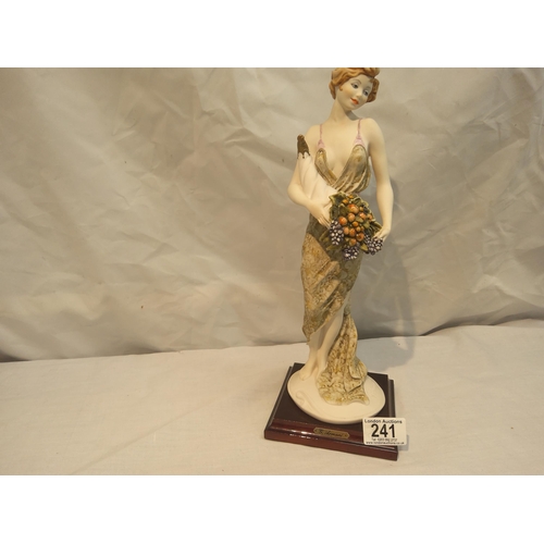 241 - G.Armani Florence Capodimonte Porcelain Figurine