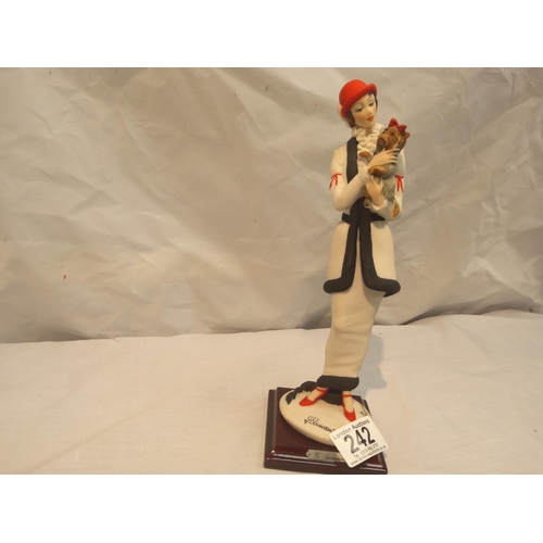 242 - G.Armani Florence Capodimonte Porcelain Figurine