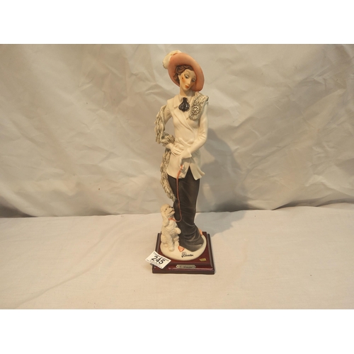 245 - G.Armani Florence Capodimonte Porcelain Figurine