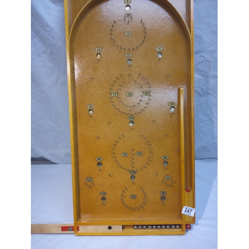 247 - Vintage Bagatelle Board