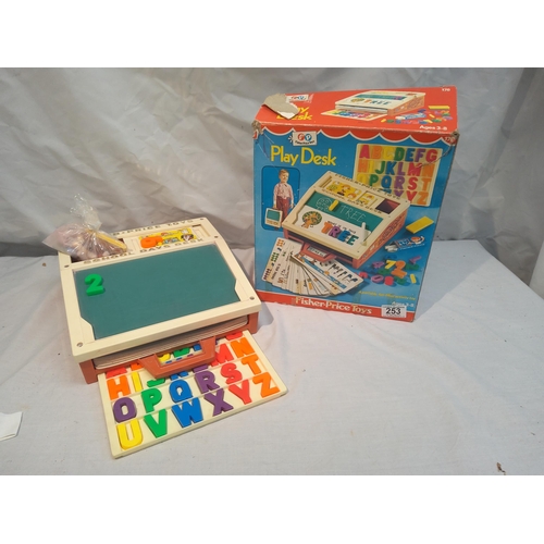 253 - Vintage Fisher Price Toys Play Desk