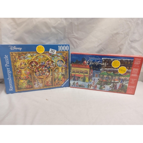 262 - 2 Vintage Sealed Puzzles-1 Disney