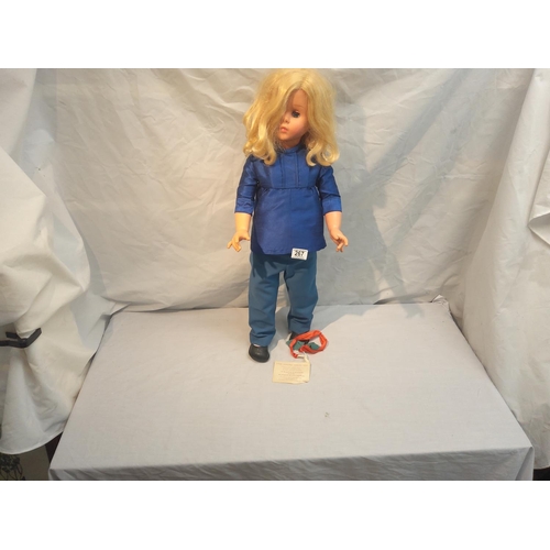 267 - Large Unused Vintage Talking Doll