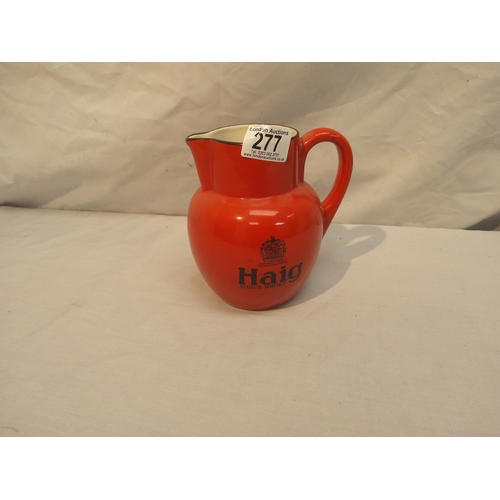 277 - Vintage Haig Whisky Jug