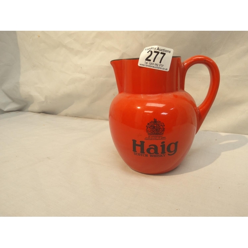 277 - Vintage Haig Whisky Jug