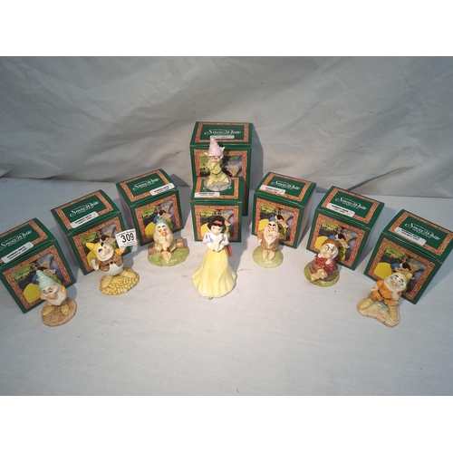 309 - New and Boxed Set-Royal Doulton Snow White and the Seven Dwarfs