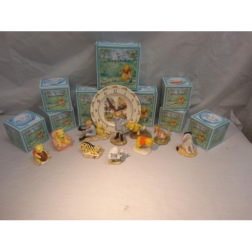 310 - Good Collection of New and Boxed Royal Doulton Winnie the Pooh