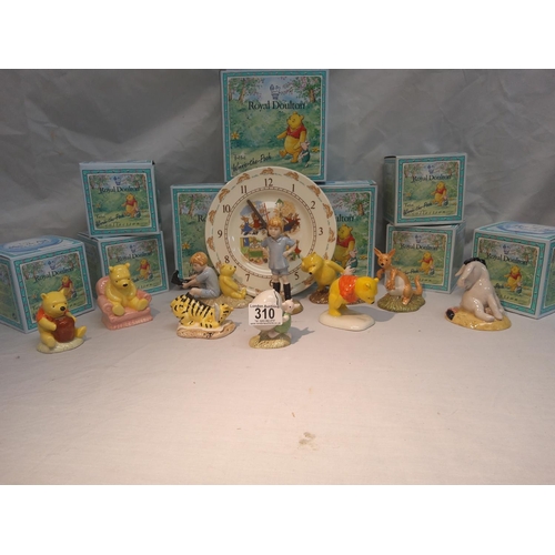 310 - Good Collection of New and Boxed Royal Doulton Winnie the Pooh